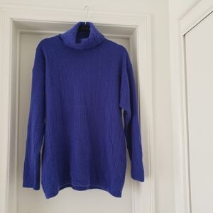 Jennifer Moore purple wool blend very warm womens sweater XL